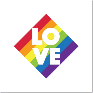 LOVE Pride Posters and Art